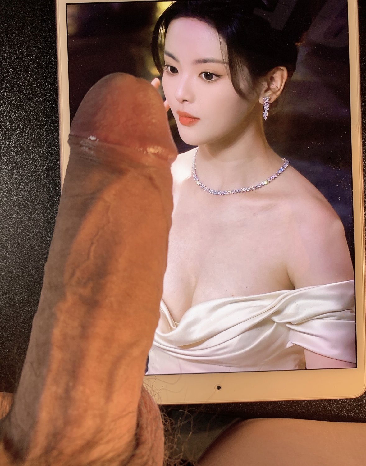 Chinese actress Yang Chaoyue Cumtribute #N4woTe3S